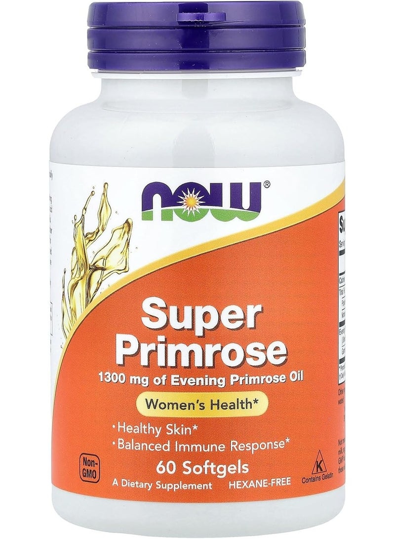 NOW SUPER PRIMROSE 100 MG 60 SOFTGELS